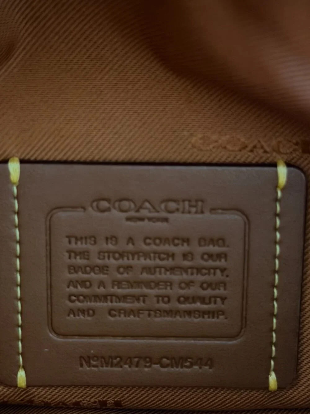 Coach Lana Shoulder Bag in polished pebble leather/Brass/Maple